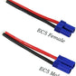 3Pairs EC5 Connectors Male & Female 5.0mm Banana Connector Plug 12 AWG 10cm Soft Silicone Wire Cable for RC Airplane Quadcopter