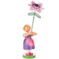 Alexander Taron 013-2009 Dregeno Easter Figurine-Violet Flower Girl-4.5 H W x 1.25 D, Pink Anemone