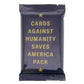 Cards Against Humanity Mini Expansion Pack - Saves America, Blue, Paper, Model CAHSA