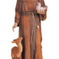George S. Chen Imports 5-Inch Saint Francis Holy Figurine Religious Decoration Statue Decor