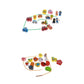 JAZZY PEARLS 2 Pack Baby Children Wooden String Threading Beads Blocks Toy Puzzle Toy | Preschool Toys & Pretend Play