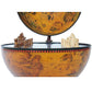 Old Modern Handicrafts 13-Inches Red Globe With Chess Holder - Handcrafted From Wood - An Exotic World Globe For Home & Office Or Any Space -15.0L X 13.0W X 19.0H Inches