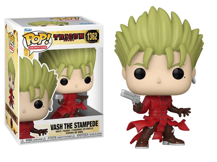 Funko Trigun + Protector: Pop! Animation Vinyl Figure (Bundled With Toybop Box Protector Collector Case) (Vash The Stampede)