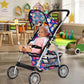 Baby Doll Stroller Gift for Kids, Toy Doll Stroller with Adjustable Canopy & Storage Basket Push Baby Stroller for Dolls Foldabl