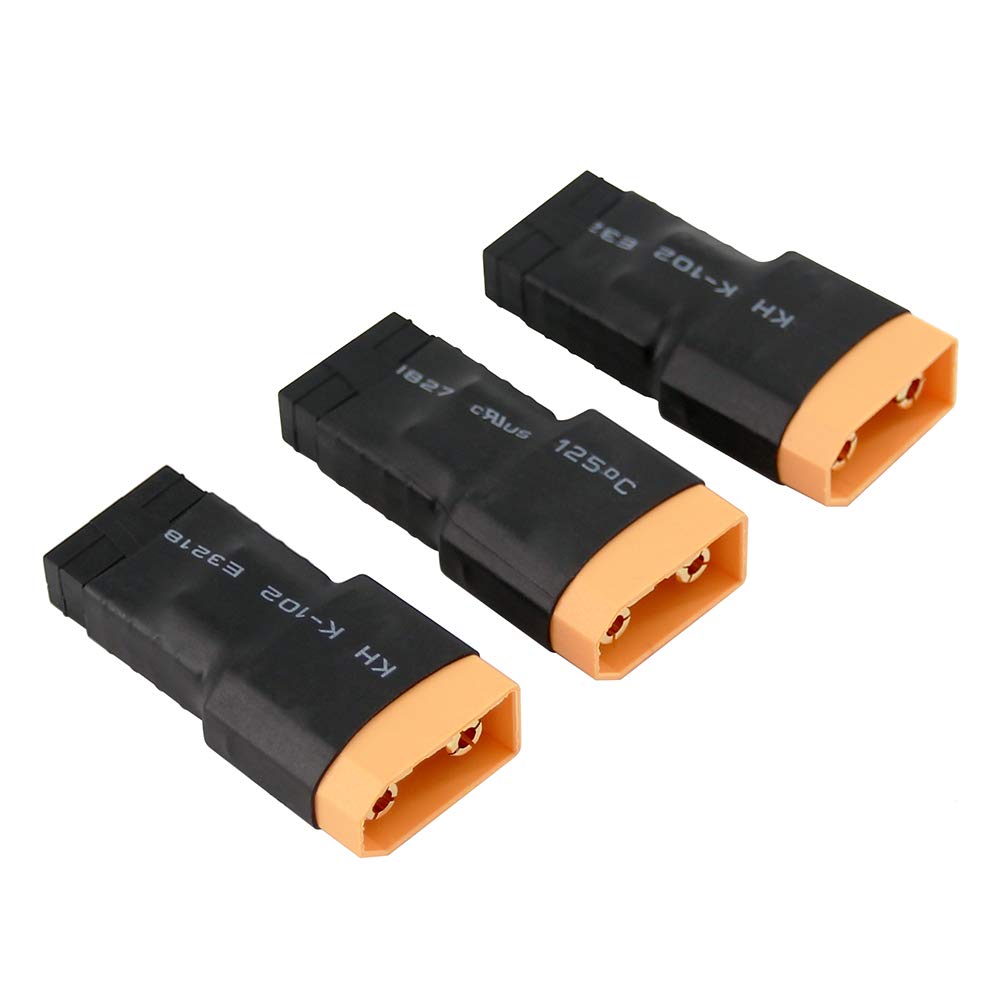 OliRC 3pcs No Wires Connector: XT90 Male Connector Adapter Plug(C48-3)