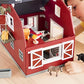 Terra By Battat Wooden Animal Barn Toy Set - 20 Pcs Farm Pretend Play for Kids & Toddlers Ages 3+, One Size, Natural Wood Color