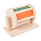 Ilsmysutra Montessori Toys Textile Drum Toys Mirror And Bell Wooden Educational Toys|Toys For Baby|Developmental Baby Toys