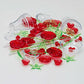 Beverly 47 Piece Crystal Puzzle 6 Rose Red