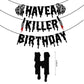 Quimoy Have A Killer Birthday Decorations, Halloween Banner Decorations, Halloween Decorations With 12 Pcs Bat Wall Sticker D  C