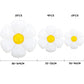Daisy Balloons, 12 Pcs Groovy Boho White Flower Balloons Party Decorations For Birthday Wedding Party D  Cor For 60S Hippie Them