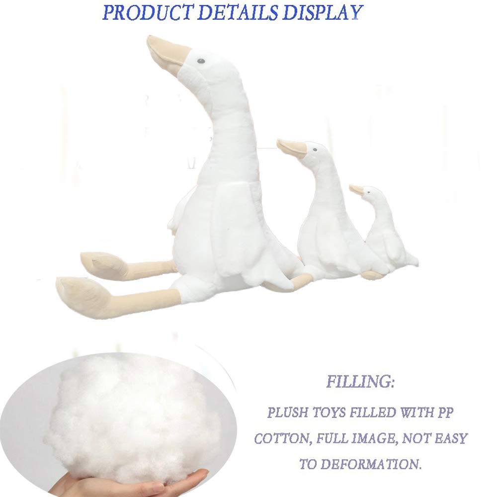 Chelei2019 15.7'' Swan Stuffed Animal,Goose Plush White Stuffed Animal Toy Gifts For Kids