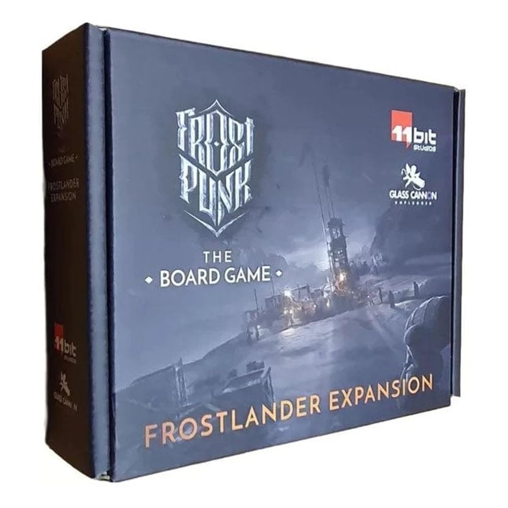 Frostpunk The Board Game Frostlander Expansion - New Cards And Exclusive Wooden Pawns! Cooperative Post-Apocalyptic Survival Game, Ages 16+, 1-4 Players, 120-150 Min Playtime, Made By Rebel Studio