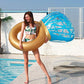 Zoostliss Inflatable Diamond Ring Pool Float For Adults & Kids