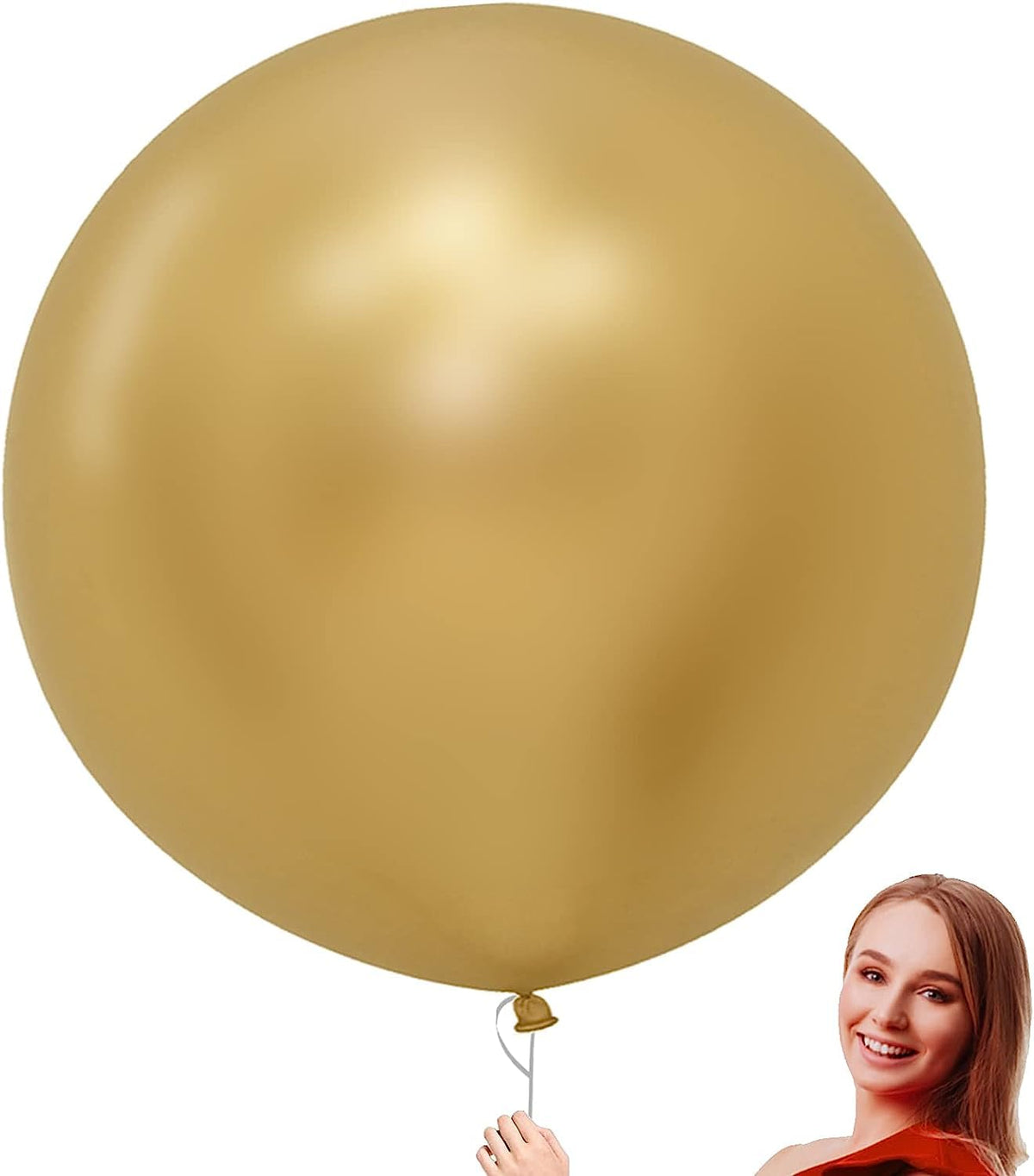 PARTY HONCHOOS Jumbo 36 Inch Giant Latex Balloons for Photo Shoot, Wedding, Baby Shower, Birthday Party and Event Decoration (Go