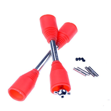FLMLF RC 9MM Drive Shaft Kit Upgraded Parts Red for 1/5 HPI Rovan KM Racing Baja 5b Ss RC CAR Toy Parts