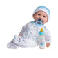 JC Toys La Baby 16" Blue Washable Soft Body Boy Doll with Accessories - Vinyl, Model 15029, For Children 12 Months and Older