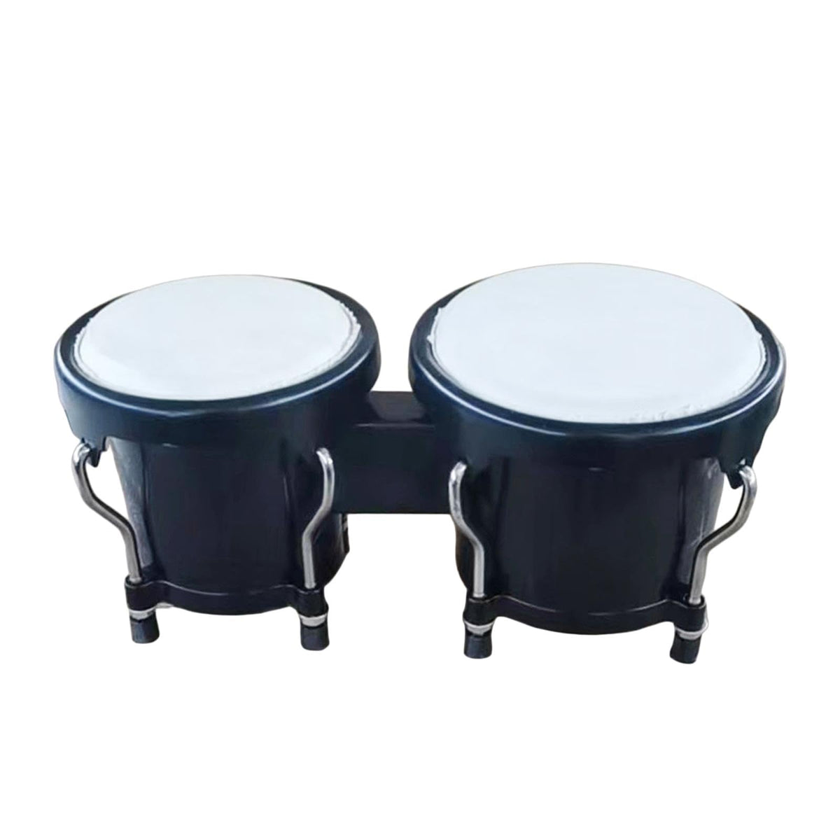 Ujeavette Drum Percussion Instruments Bongo Drum Set For Gifts Adults Beginners Black