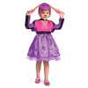 Paw Patrol Skye Costume Hat And Jumpsuit For Girls, Deluxe Paw Patrol Movie Character Outfit With Badge, Toddler Size Medium (3T-4T) Multicolored