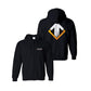 Gaya Entertainment Escape Gaming Large Logo Black Zip-Up Mens Hoodie, X-Large