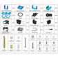 Robotic Arm Kit 6Dof Programming Robot Arm With 5 Servo, Handle, Mechanical Claw And More, Pc Software App Control With Tutorial