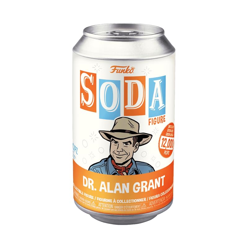Pop! Soda Vinyls: Jurassic Park - Dr. Alan Grant (Chase Possible)