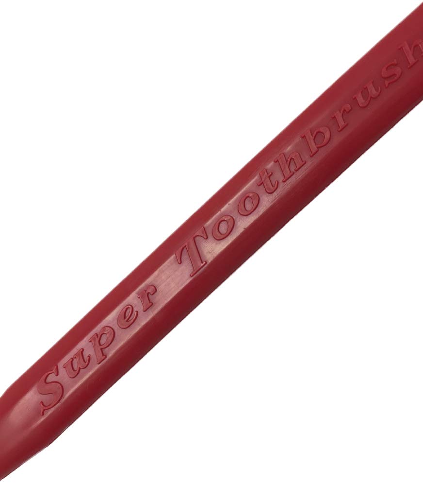 Fun Inc Giant Toothbrush, Red - 15" Nylon Bristles, Pack of 1