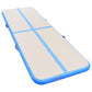 vidaXL Air Track Mat, Gymnastics Air Mat with Pump, Traning Mat, Inflatable Gymnastics Mat for Yoga Water Sports Gym Cheerleadin