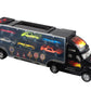Big Mo's Toys Transport Car Carrier Truck with 6 Metal Racing Cars & Carrying Case - Multicolor Playset for Kids