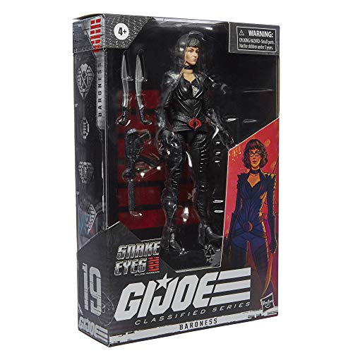 G.I. Joe Classified Series Snake Eyes: G.I. Joe Origins Baroness Collectible Figure 19  enhanced 6-Inch-Scale Toy with Custom Package Art