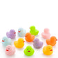 Toytastic Rubber Ducks, Preschool Bath Toys Bathtub Floating Squeaky Duckies, Chu Chu Gift For Baby Shower Infants Kids Toddler 