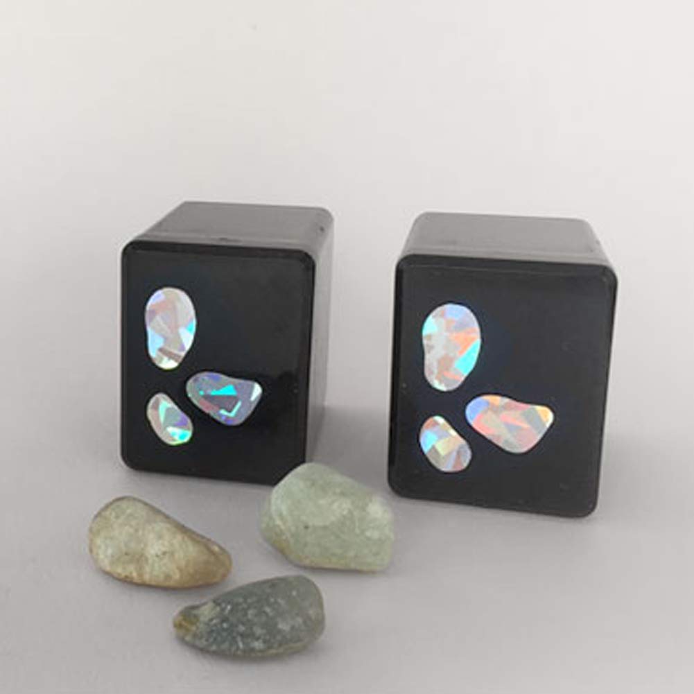 Pebble Stone Korean Flower Card Game Hwatu - Hand-Drawn Illustration, Multicolor, Plastic, Model 43288-20055