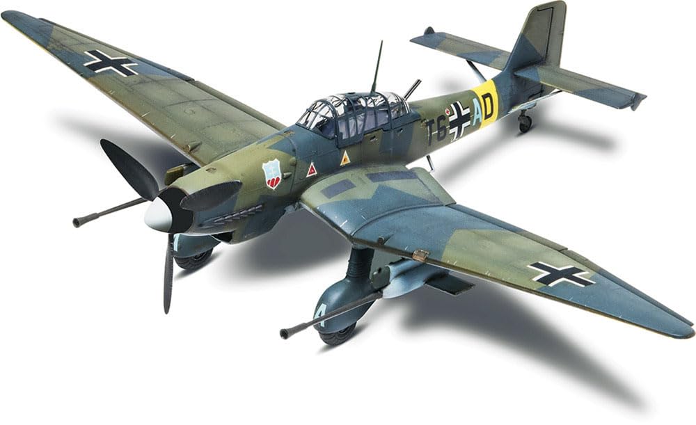 Level 4 Model Kit Junkers STUKA JU 87G-1 Tank Buster Bomber Aircraft 1/48 Scale Model by Revell