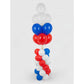GAKA 12inch Red White and Blue Balloons Patriotic with Confetti Balloon, Great for Patriotic Party Balloons,Birthday,Graduation,