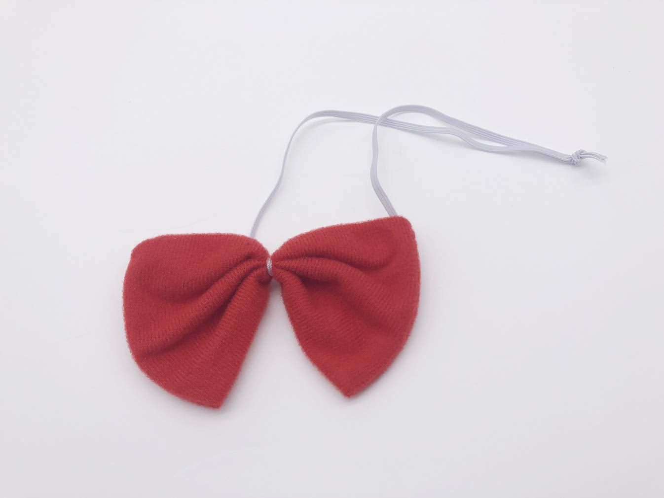 Dzrige Devil Costume Accessories Set - Red Horn Headband, Tail, Bowtie, 19 cm/7.5 inch, Cloth for Halloween, Masquerade, Cosplay