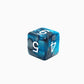 7Pcs DND Dice Set RPG Polyhedral Dice for Dungeon and Dragons MTG D&D D20 D12 D10 D8 D6 D4 (Lake Blue & Silver)