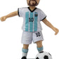 Maccabi Official Lionel Messi Argentina National Team Soccer Action Figure, 4.5    H X 3.5    W X 1.5    D