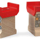 Brio World 33254 - Super Supports - 2 Piece Wooden Railway Set | Enhances Creativity | Compatible with All Brio Train Sets | Sus