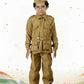 Bookmycostume National Hero Freedom Fighter Kids Fancy Dress Costume - Khaki 9-10 Years