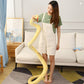 Xshelley Soft Plush Snake Stuffed Animal Toy, 120 Inch, Yellow, Polyester, Model XSHELLEY20221108