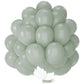 Partywoo Boho Green Balloons, 50 Pcs 12 Inch Spring Rain Green Balloons, Pastel Green Balloons For Balloon Garland Or Arch As Party Decorations, Birthday Decorations, Wedding Decorations, Green-F59