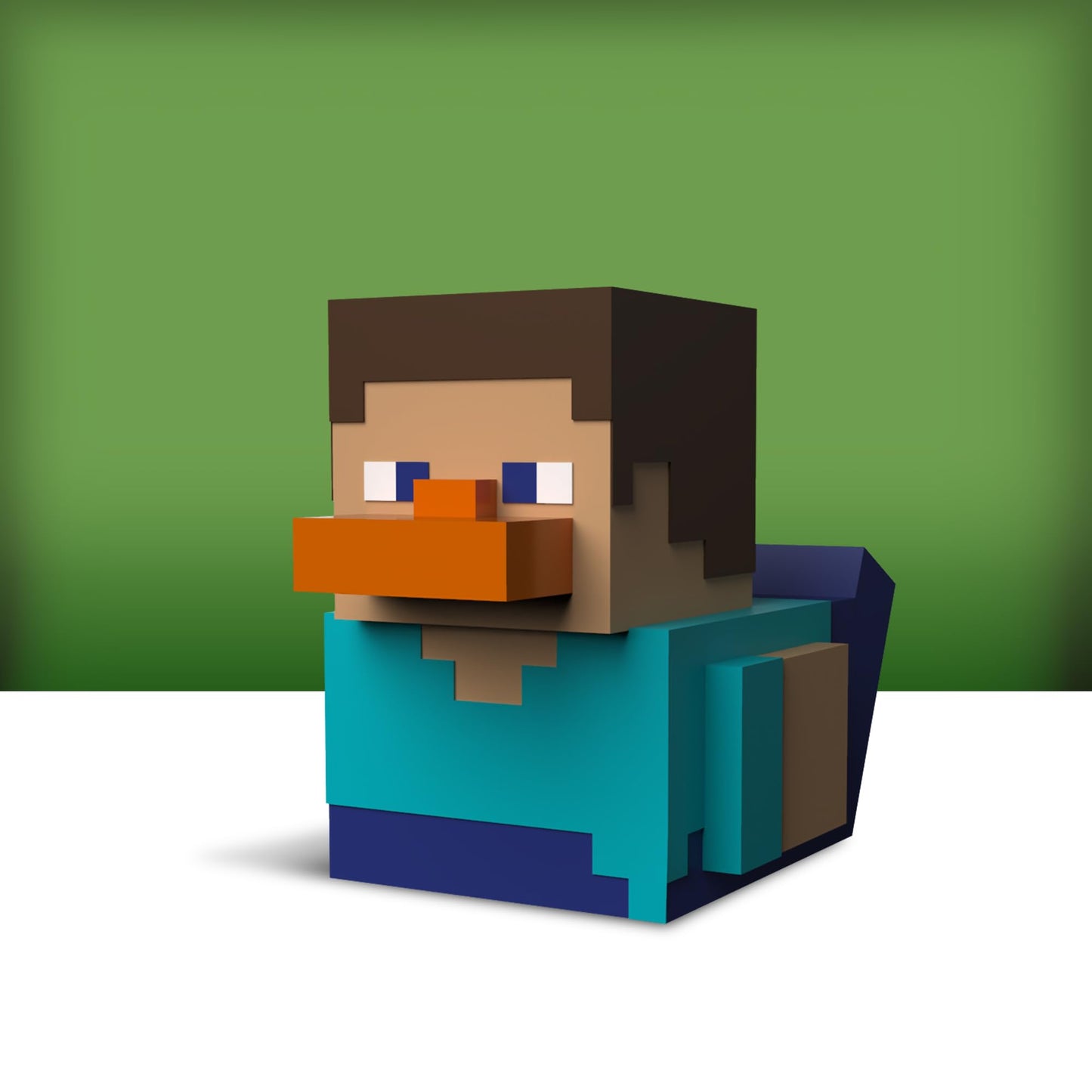 Tubbz Mini Steve Collectible Vinyl Rubber Duck Figure - Official Minecraft Merchandise - Video Games And Movies