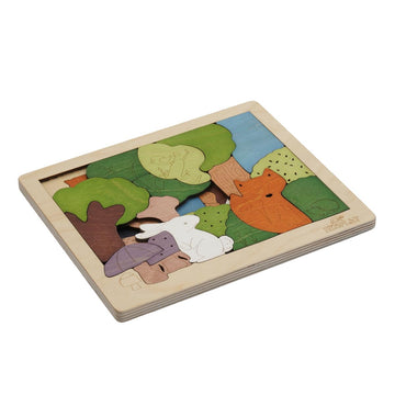 Woodlands Puzzle For Kids | 33 Piece Jigsaw Puzzle For Pre-School Kids | Learning And Educational Toy Gift For Boys & Girls 3 Years And Above