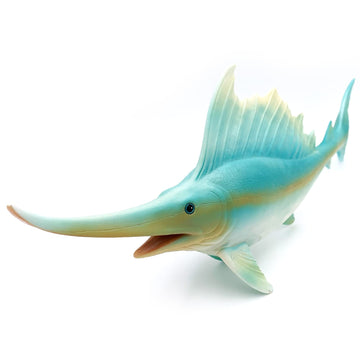 Gemini & Genius Sea Animal Sailfish Action Figure Soft Rubber Swim Bath Toy, Realistic Ocean Swordfish Educational And Role Play Toys For Kids And Collectors (Sailfish)