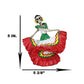Ebros Dia De Los Muertos Danza De Dama Day Of The Dead Red Matador Lady Skeleton Dancer Statue 5.25' High Sugar Skull Vivas Calacas Decor Figurine For Halloween Prop Gothic Collectible