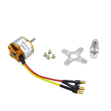 Puslako 1 Piece 2212 2200Kv Brushless Outrunner Motor 13T With 3.5Mm Male Banana Bullet For Rc Diy Aircraft Multi-Copter Quadcop