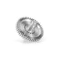 INJORA Stainless Steel 24.4:1 Transmission Gear Pinion Set for TRX4M Upgrade 1/18 RC Crawler Car