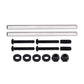 GoHobby Aluminum Rear Lower Suspension Arms Set for ARRMA Mojave 6S BLX Upgrades 1/7 Scale Desert Truck, Replaces ARA330607 (Red