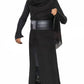 Boys Ben Solo Cosplay Kylo Ren Costume for Kids Jedi Robe with Mask Halloween Outfits (Black  8-10Y)