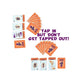 Tapped Four Travel Edition Card Game - 2 To 6 Players - Extra Tap Cards - Strategy, Luck, Laughter, Fun - Family And Friends