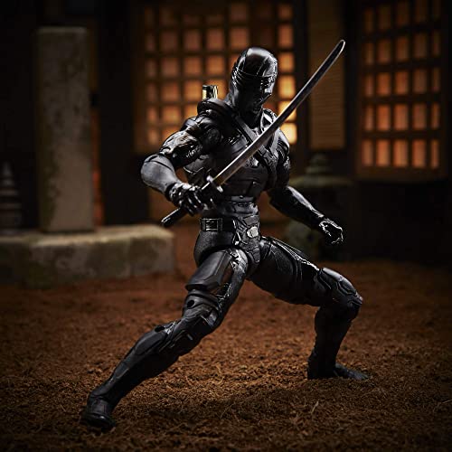 G. I. Joe Hasbro Classified Series : G.I. Joe Origins Snake Eyes Action Figure 16  enhanced 6-Inch Scale Toy with Custom Package Art   Black